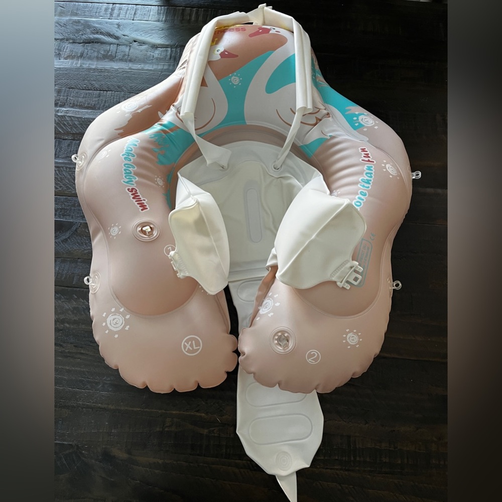 Baby Inflatable Baby Float and Swim Trainer for Girls